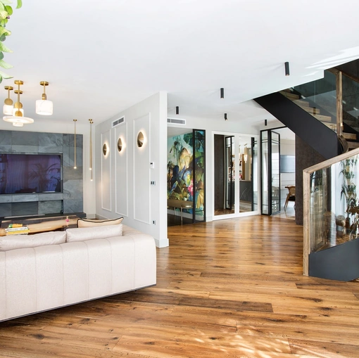 Parquet Atelier Réserve Traccia in Rovere di Listone Giordano