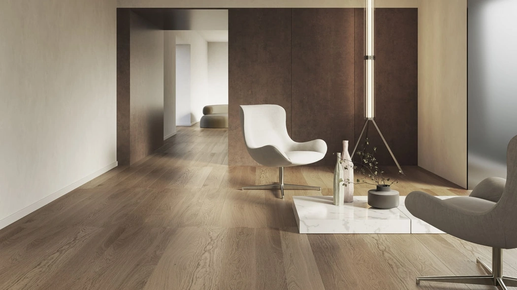 Parquet Natural Genius Nui in Rovere di Listone Giordano
