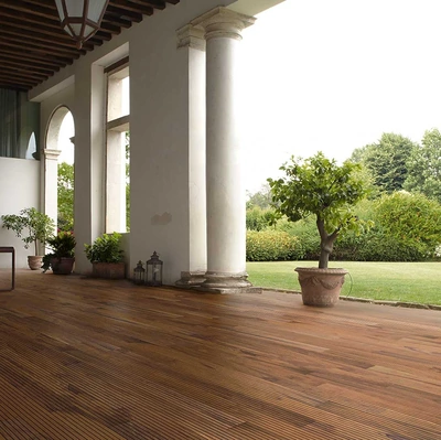 Parquet Outdoor Marine in Tek di Listone Giordano