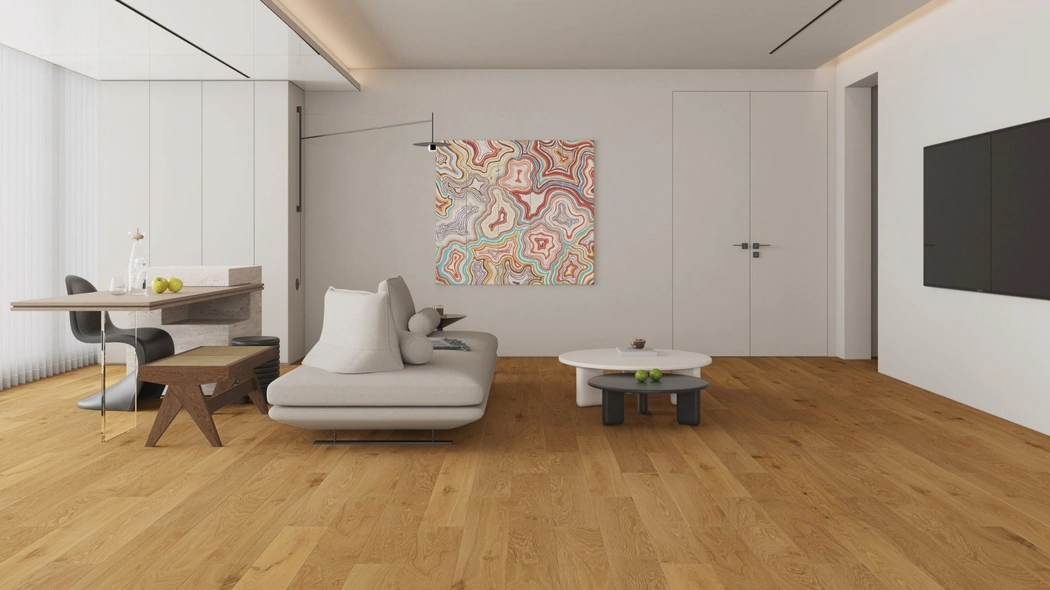 Pavimento Timberstone con legno ingegnerizzato di Swing Floor