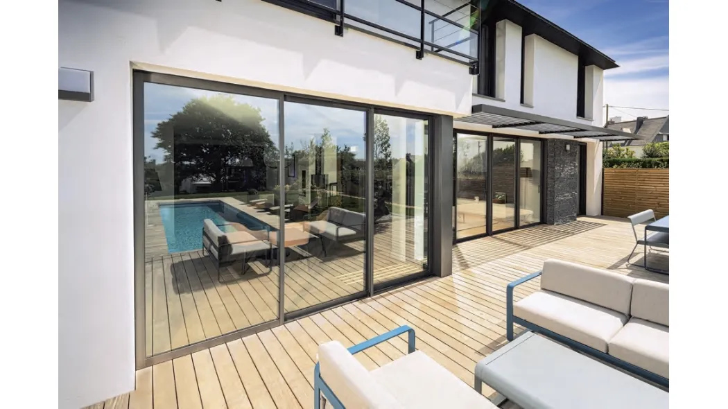 Portafinestra scorrevole minimale 05 di K-Line