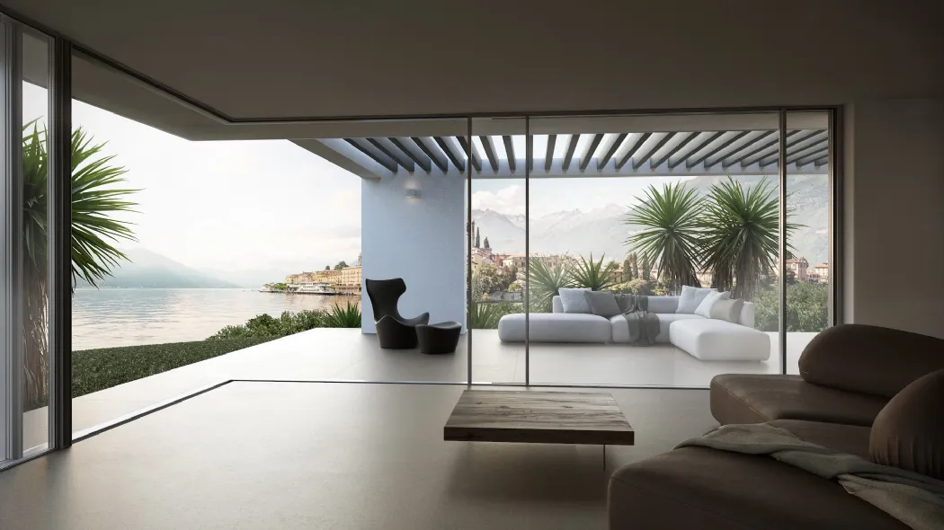 Finestra Sintesi Scorrevole minimale - Minimal Slide di Nurith