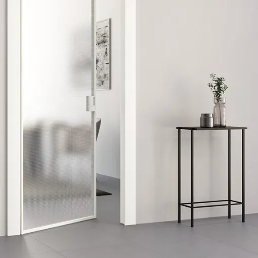 Porta per interni Cristal Frame Battente di Ferrero Legno