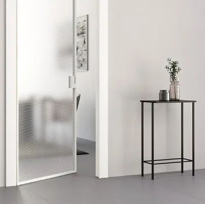 Porta per interni Cristal Frame Battente di Ferrero Legno