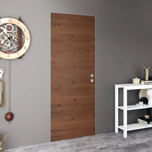 Porta per interni Essenza ES00 Rovere Touch Canaletto di Sololegno
