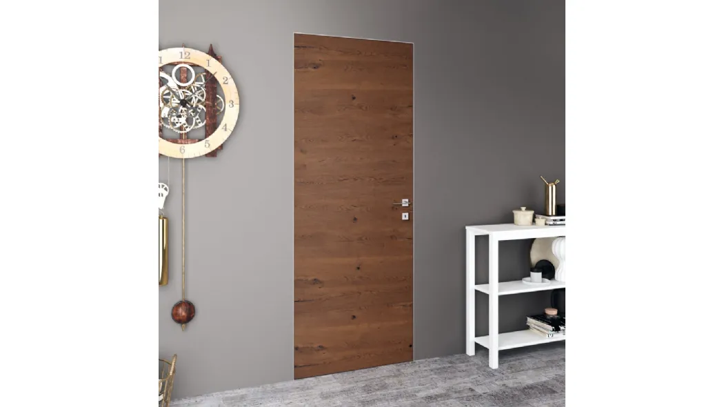 Porta per interni Essenza ES00 Rovere Touch Canaletto di Sololegno