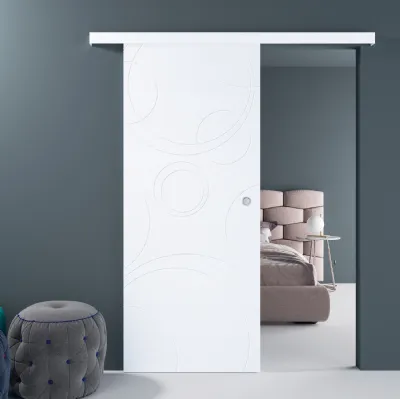 Porta per interni scorrevole Living LV04 di Sololegno