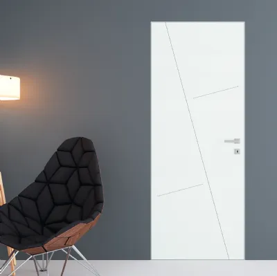Porta per interni a filo muro Living LV07 di Sololegno
