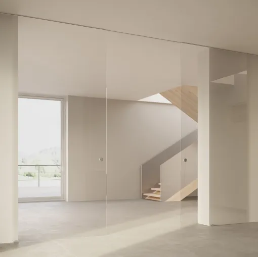 Porta per interni Scenario Visio Up Trasparente di Ferrero Legno