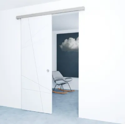 Porta per interni scorrevole Stilidea F145 di Sololegno