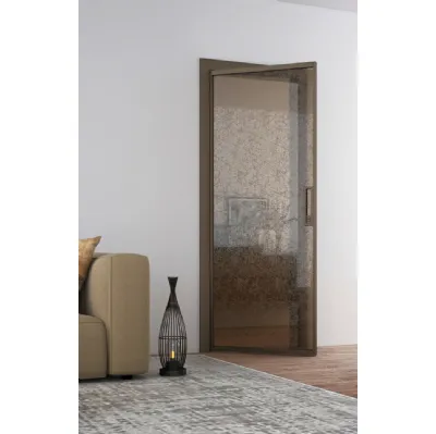 Porta interna Profili Vetro in Rilievo di Visioni
